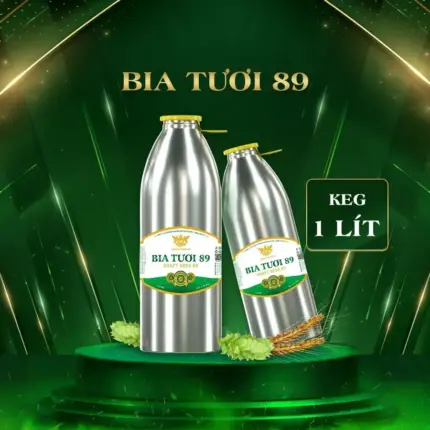 Bia Tươi 89 Keg 1 Lít